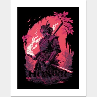 Bushido Code - Oni Samurai Warrior Posters and Art